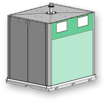 Above ground container